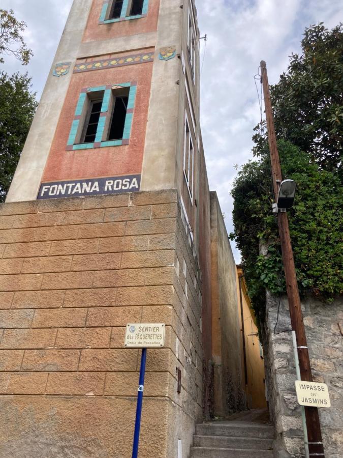 Studio Villa La Cigale Avec Grande Terrasse Menton Exteriör bild