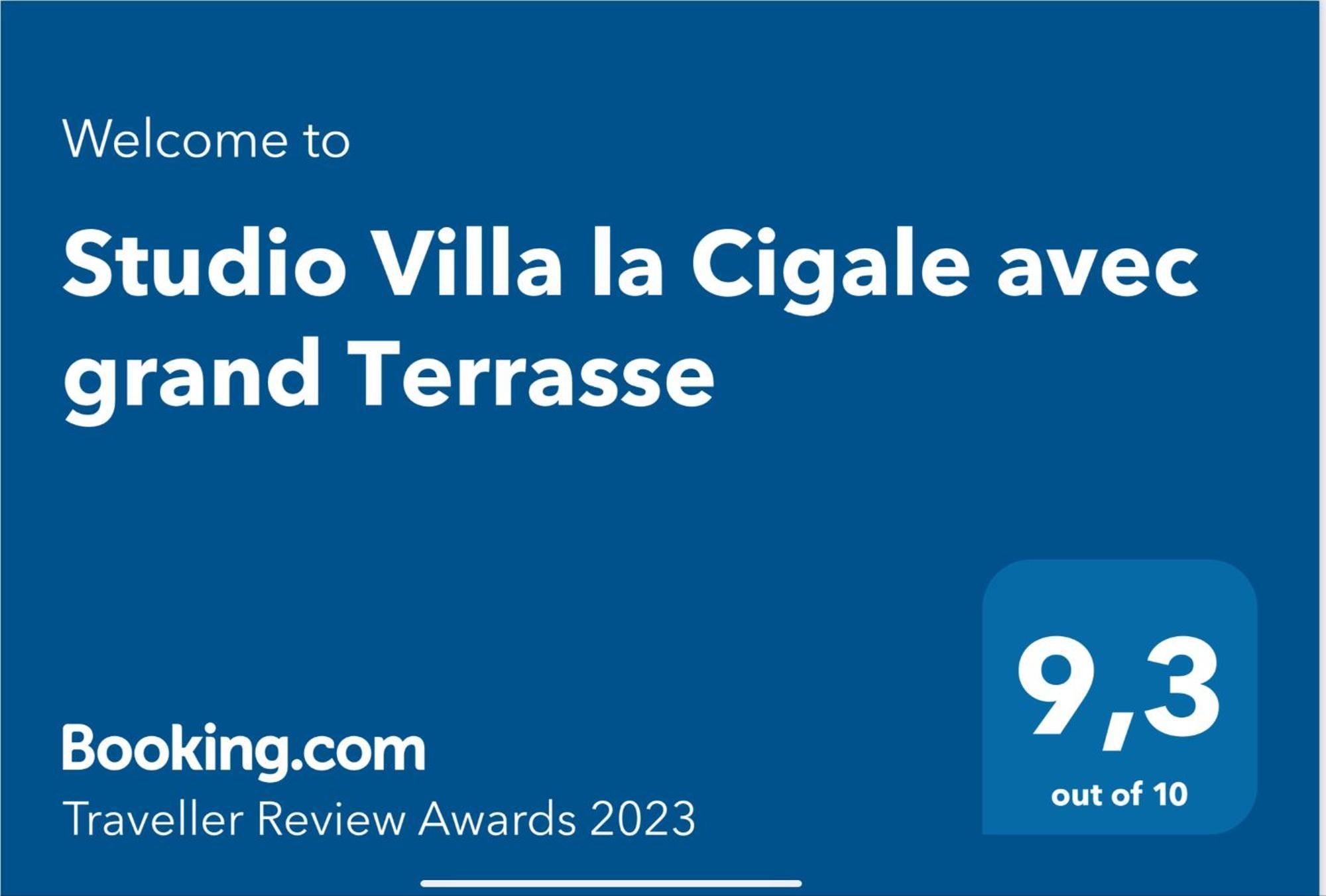 Studio Villa La Cigale Avec Grande Terrasse Menton Exteriör bild